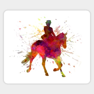 Watercolor horse show Magnet